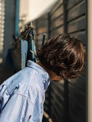 ミディアム カラー パーマ メンズ 🔗メンズサロン🔗 Kieのヘアスタイル