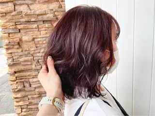 ミディアム カラー 髪質改善✨️透明感カ ラー✧*。山下さいみのヘアスタイル