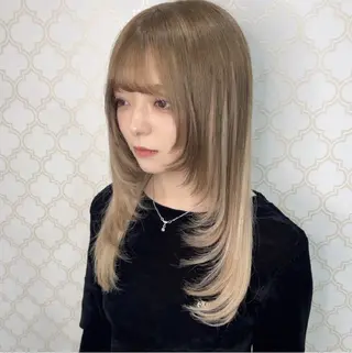 ロング 甘辛地雷☘韓国系❦ エクステNo1♡ルナのヘアスタイル