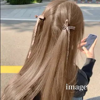 ロング カラー ヘアアレンジ 透明感💕今っぽ似合 わせ𝐍𝐨. 𝟏のヘアスタイル