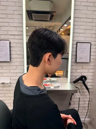 パーマ メンズ 韓国ボブ☆メンズ カットYUTOのヘアスタイル