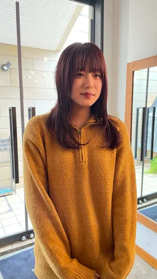 セミロング カラー 原宿/ケパーマ 🧺ユウマのヘアスタイル