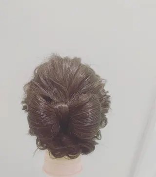 セミロング ヘアアレンジ hair design　rapt.所属・原田 穂真のヘアスタイル