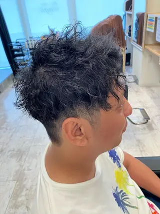 パーマ メンズ メンズ特化/パーマ/ フェードWATARUのヘアスタイル