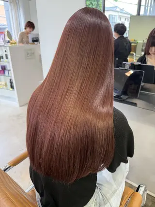 ロング カラー 似合わせ♡レイヤー/ 暖色艶カラー/moeのヘアスタイル
