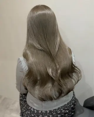 ロング カラー Mio/髪質改善 透明感カラー/西梅田のヘアスタイル
