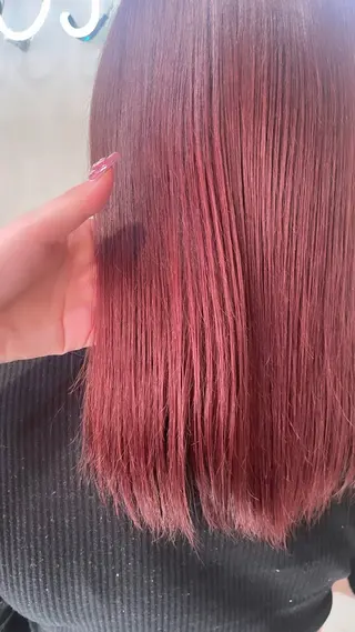 ミディアム カラー 🦋韓国/暖色カラー RENA🦋のヘアスタイル