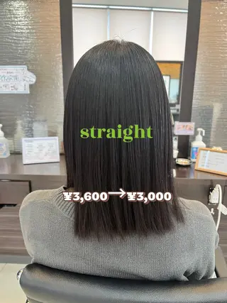 セミロング オプスヘアーフェリース所属・土井遥風/福岡天神/ 縮毛矯正モデル募集中のヘアスタイル