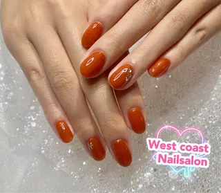 ネイル リボン、ガーリー パーツ放題専門店のネイルデザイン