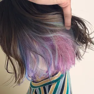 ミディアム カラー 原宿サロン代表 デザインカラー伊藤卓のヘアスタイル