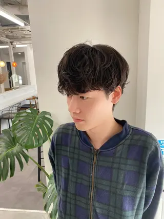 パーマ メンズ lattesouco所属・齊藤 凛のヘアスタイル