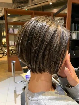 ショート カラー 🍋似合わせ✖️ ｼｮｰﾄﾍｱ🍋早田のヘアスタイル