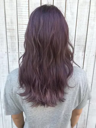 ロング カラー ケアブリーチ 坪井佑樹のヘアスタイル