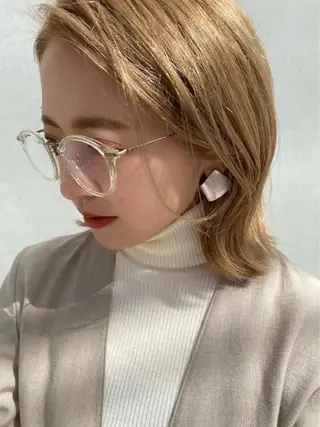 ミディアム 齋藤 リクのヘアスタイル