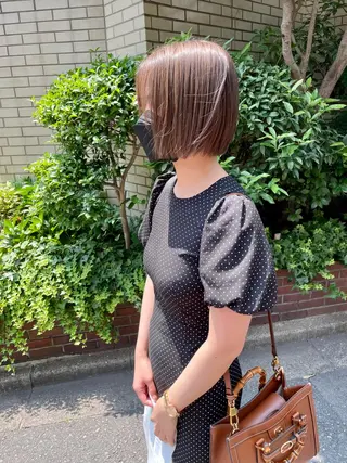 ショート カラー ヒナゴ トヨカズのヘアスタイル