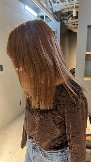 ロング カラー 吉祥寺/パーマ/ カラー/Abeのヘアスタイル