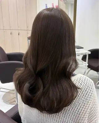 セミロング カラー IS所属・横浜美容室/透明感 カラー/レイヤーのヘアスタイル