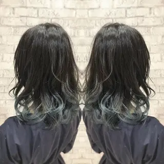 ミディアム カラー ヘアアレンジ 秋山 幸太のヘアスタイル