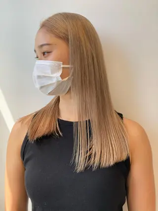 ロング カラー nono/パーマ /顔まわりカット🐈のヘアスタイル