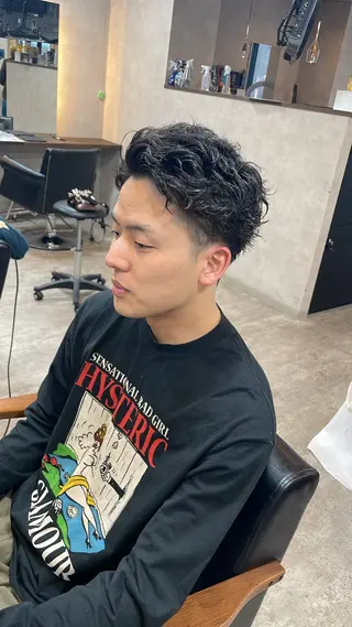 パーマ メンズ RIENS aura所属・RIENS aura / ayu ♡のヘアスタイル