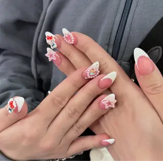 ネイル 🤍韓国/ワンホン myu🤍のネイルデザイン