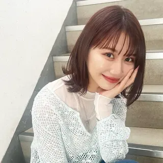 ミディアム カラー GROW middle所属・山梨 洸のヘアスタイル