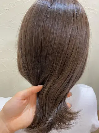 ミディアム カラー ENIF ヤマグチアツコのヘアスタイル