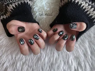ショート ネイル ak nail .のネイルデザイン