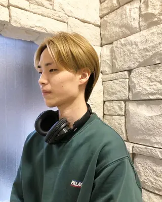 カラー ヘアアレンジ メンズ ainico+所属・メンズ特化✂️栗原 侑也のヘアスタイル