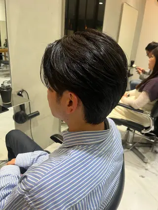 メンズ ナミ🩶暗髪/暖色 ❤️/透明感/縮毛のヘアスタイル