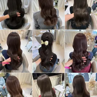 ロング カラー ヘアアレンジ MIRA梅田店所属・梅田美容室MIRA/ 韓国ヘア🤍カンナのヘアスタイル