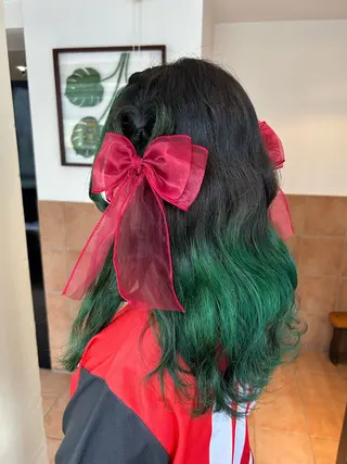 ロング 中野 結華のヘアスタイル