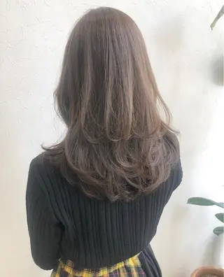 ロング カラー nakahara madokaのヘアスタイル