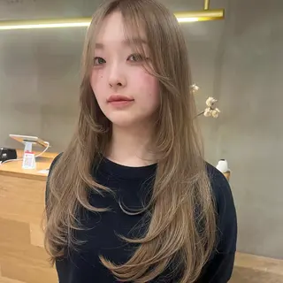 ロング カラー レイヤーカット/暖色 カラー/mao🎀のヘアスタイル