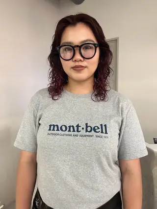 ミディアム カラー パーマ aika/パーマ/ ショート/伏見のヘアスタイル