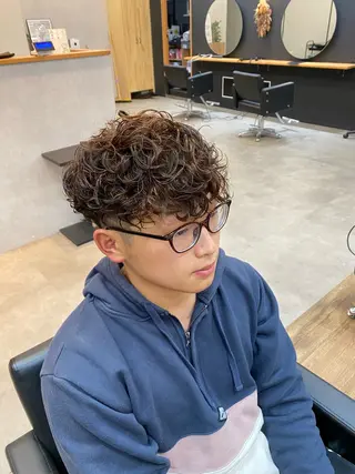 パーマ メンズ well高崎上大類店所属・well高崎上大類町 /湯浅泳作のヘアスタイル