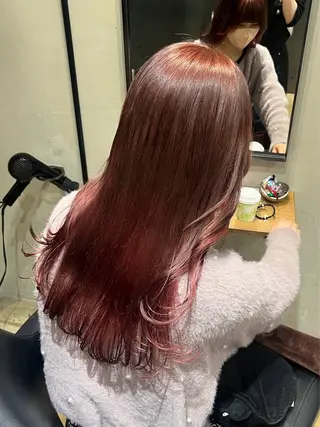 ロング カラー みわ/博多 ブリーチ/メンズヘアのヘアスタイル