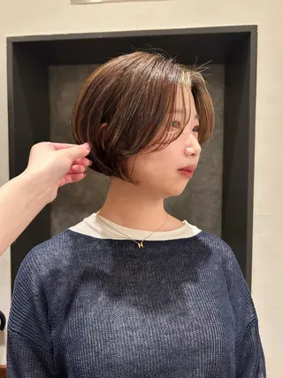 ショート tete nico所属・似合わせ/ヘアカラー nanami🌸のヘアスタイル