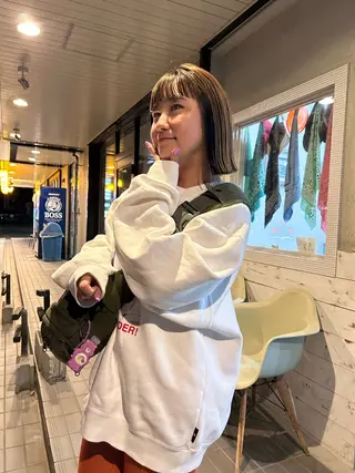 ミディアム カラー Kukuna所属・原田 慎吾のヘアスタイル