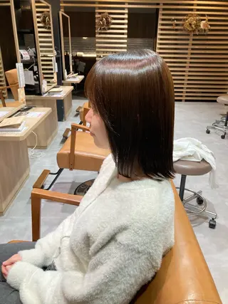 ミディアム 髪質改善/パパス 学南町/松島大己のヘアスタイル