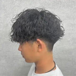 ショート パーマ メンズ 🖤Ayumi🖤 メンズ特化❤️‍🔥のヘアスタイル