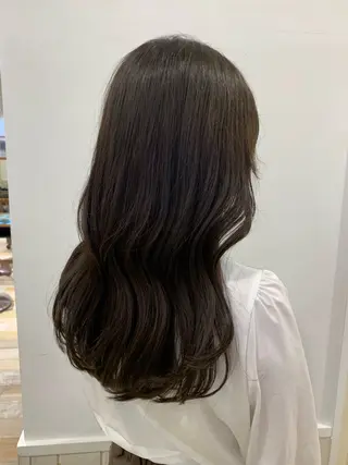 セミロング カラー 韓国ヘア/ニュアンス パーマ　kaitoのヘアスタイル