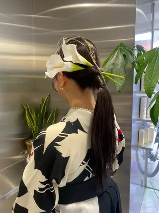 ヘアアレンジ 平野 優奈のヘアスタイル