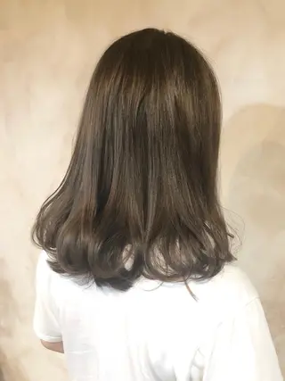 セミロング パーマ 髪質改善 ヒデのヘアスタイル