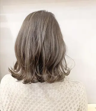 ミディアム カラー パーマ ヘアアレンジ メンズ キッズ ネイル マツエク・マツパ 新宿駅近♡友達とOK 🦋W -ワット -のヘアスタイル