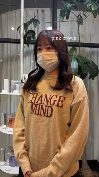 セミロング HOI所属・ むねはる /札幌美容師のヘアスタイル