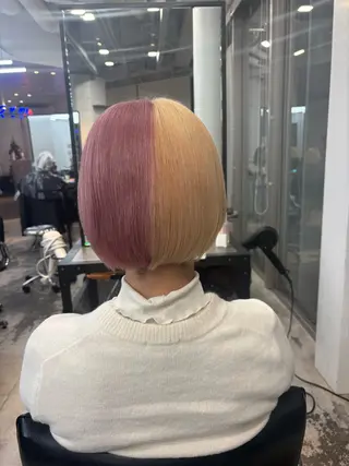 ロング カラー ハイトーン×デザイン 🪽🫧HIKARIのヘアスタイル