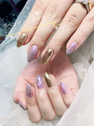 ネイル ラベンダー💖日暮里 ルル💖ネイルのネイルデザイン