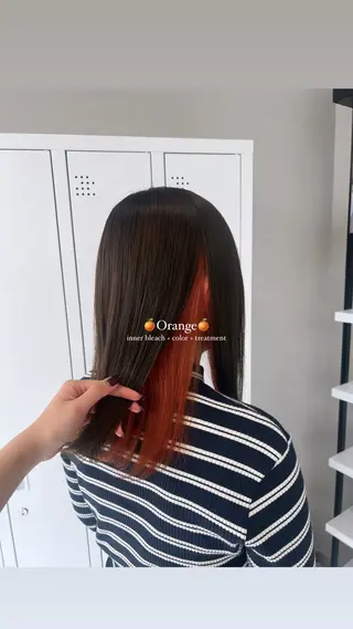 ミディアム カラー ヘアアレンジ 🩰‎暖色特化 / 𝐒𝐚𝐤𝐢🤎のヘアスタイル