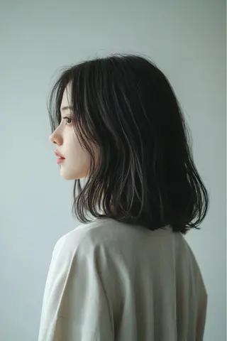 ミディアム 暖色カラー//了戒 美希//伊勢原のヘアスタイル